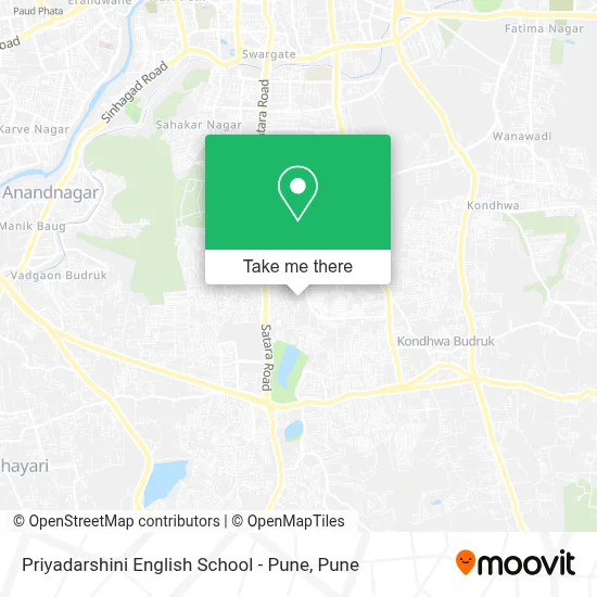 Priyadarshini English School - Pune map