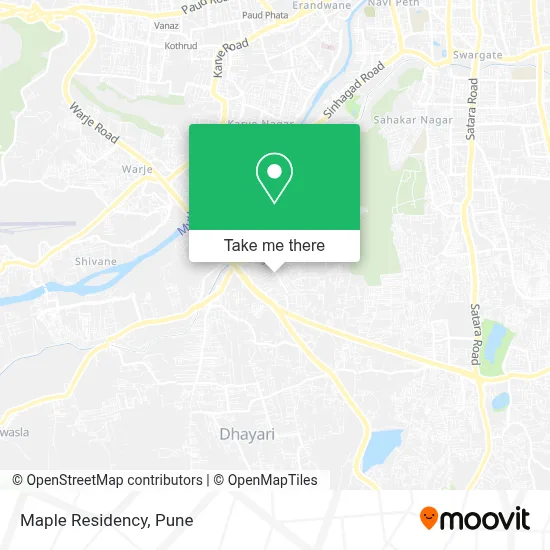 Maple Residency map
