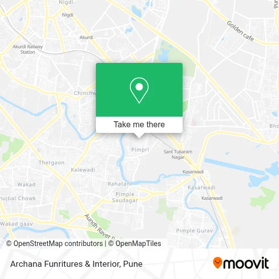 Archana Funritures & Interior map
