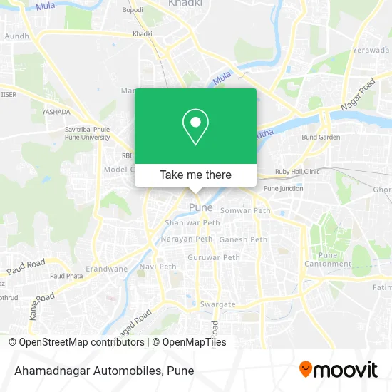 Ahamadnagar Automobiles map