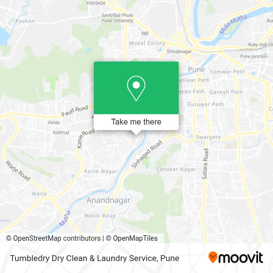 Tumbledry Dry Clean & Laundry Service map