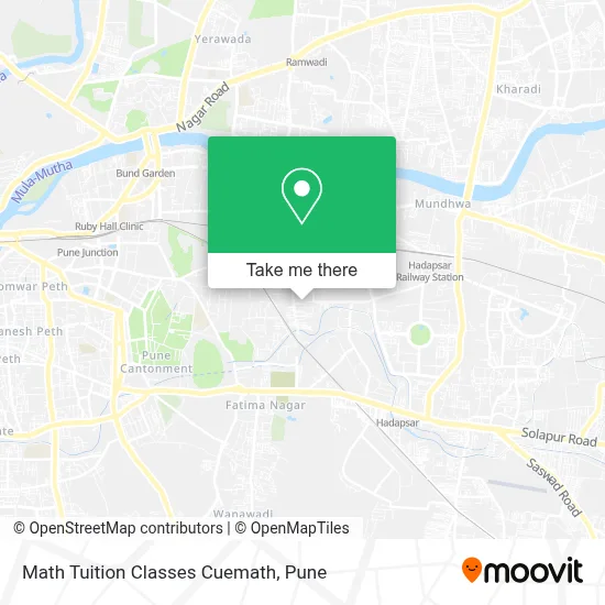 Math Tuition Classes Cuemath map