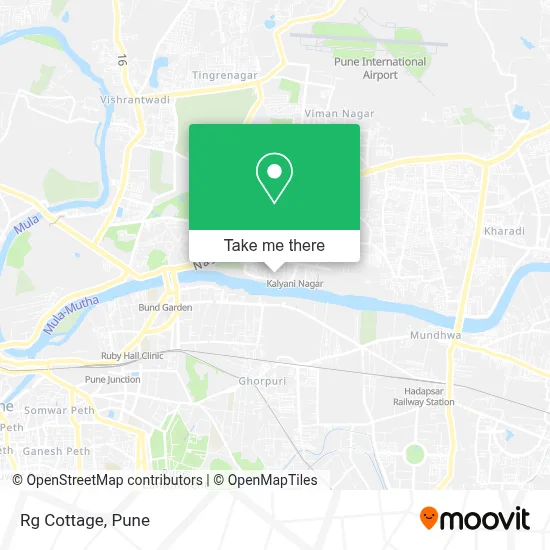 Rg Cottage map