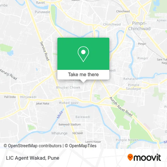 LIC Agent Wakad map