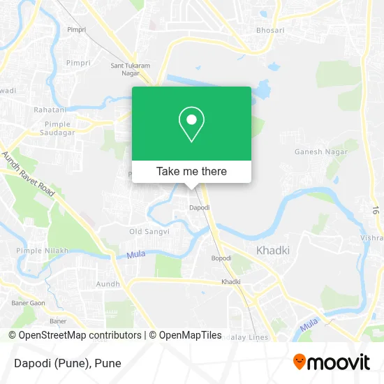 Dapodi (Pune) map