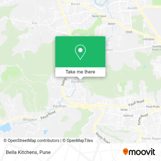 Bella Kitchens map