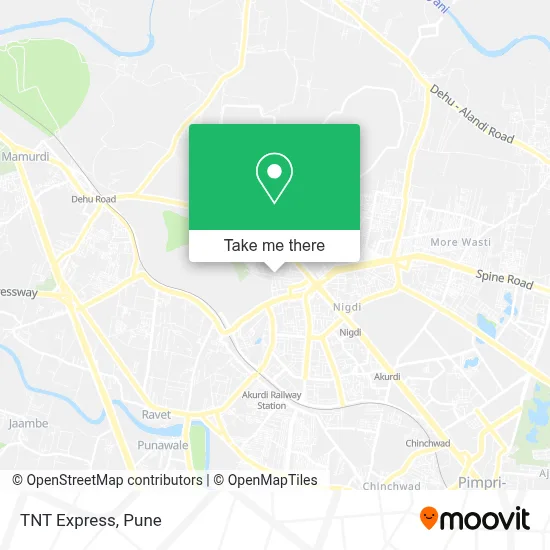 Tnt Express map