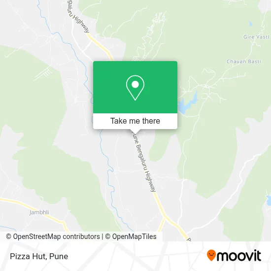Pizza Hut map