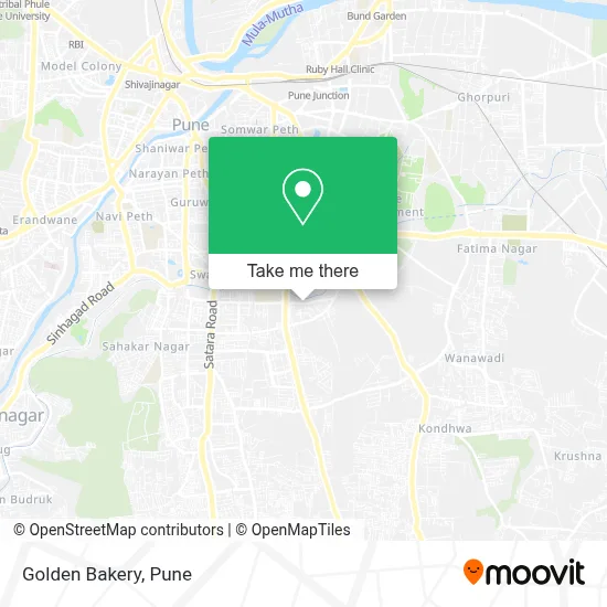 Golden Bakery map