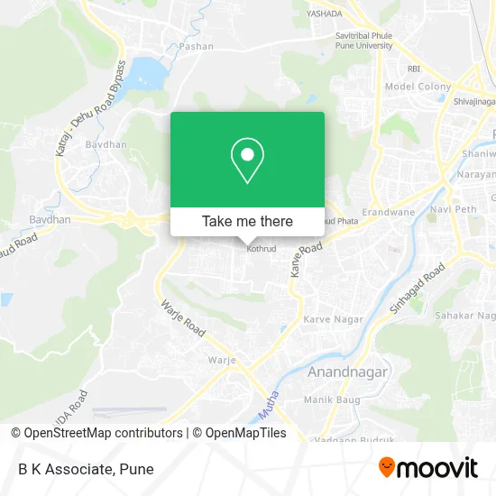 B K Associate map