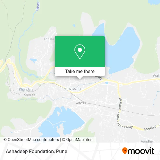 Ashadeep Foundation map