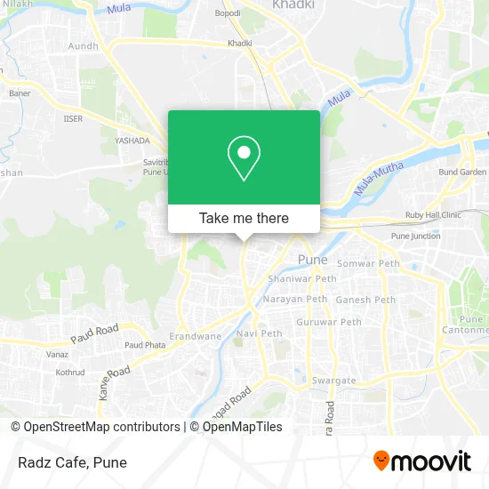 Radz Cafe map