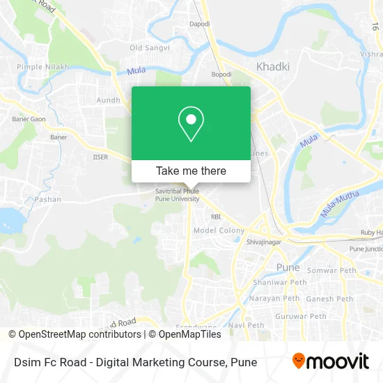 Dsim Fc Road - Digital Marketing Course map