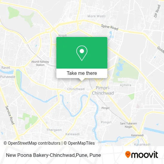 New Poona Bakery-Chinchwad,Pune map