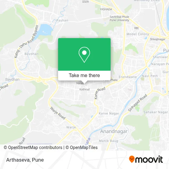Arthaseva map