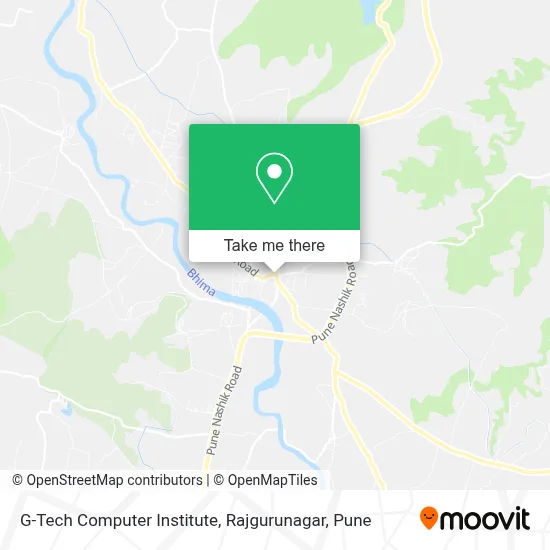 G-Tech Computer Institute, Rajgurunagar map