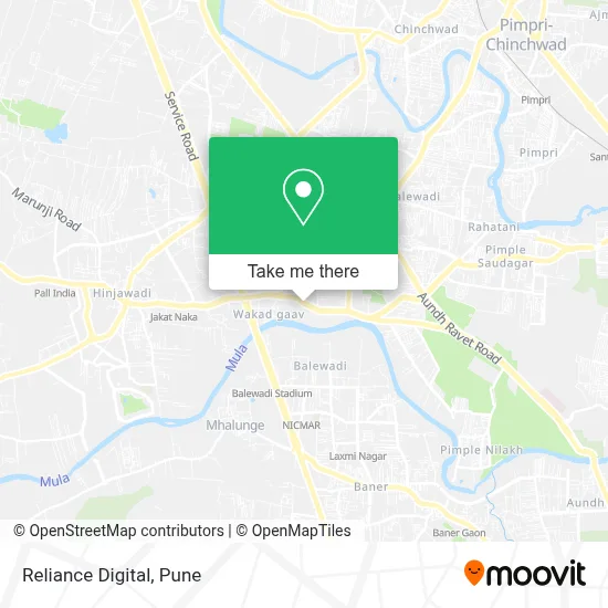 Reliance Digital map