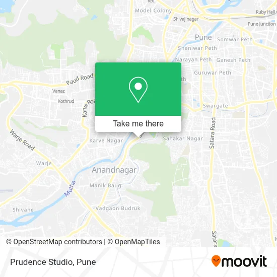 Prudence Studio map