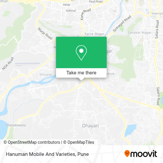 Hanuman Mobile And Varieties map