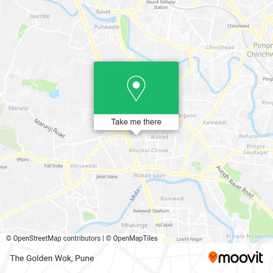The Golden Wok map