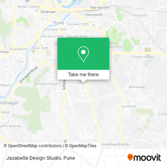 Jazabella Design Studio map