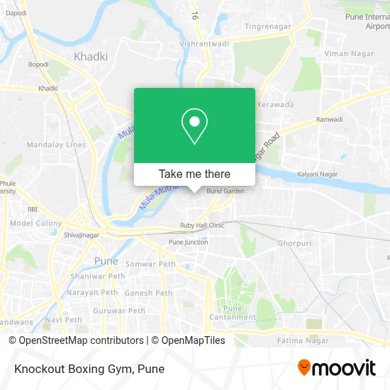 Knockout Boxing Gym map