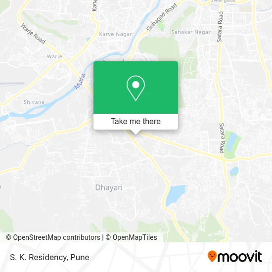 S. K. Residency map