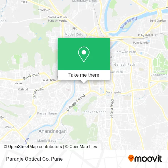 Paranje Optical Co map