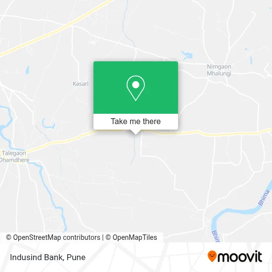 Indusind Bank map