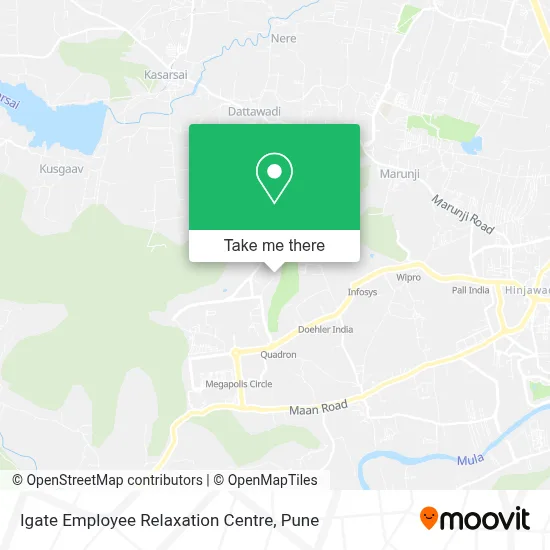 Igate Employee Relaxation Centre map