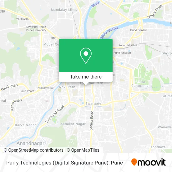 Parry Technologies (Digital Signature Pune) map