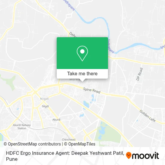 HDFC Ergo Insurance Agent: Deepak Yeshwant Patil map