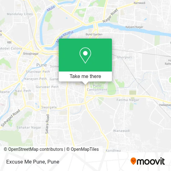 Excuse Me Pune map