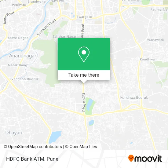 HDFC Bank Atm map