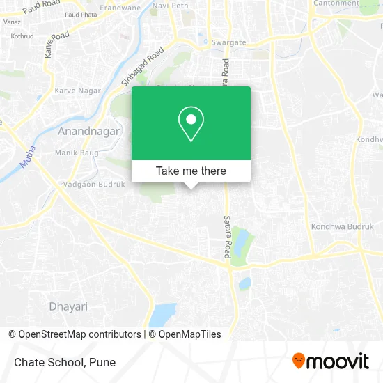Chate School map
