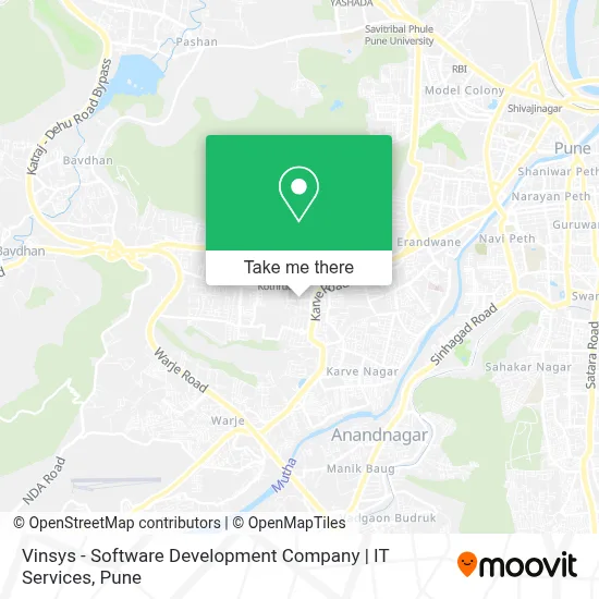 Vinsys - Software Development Company | IT Services map