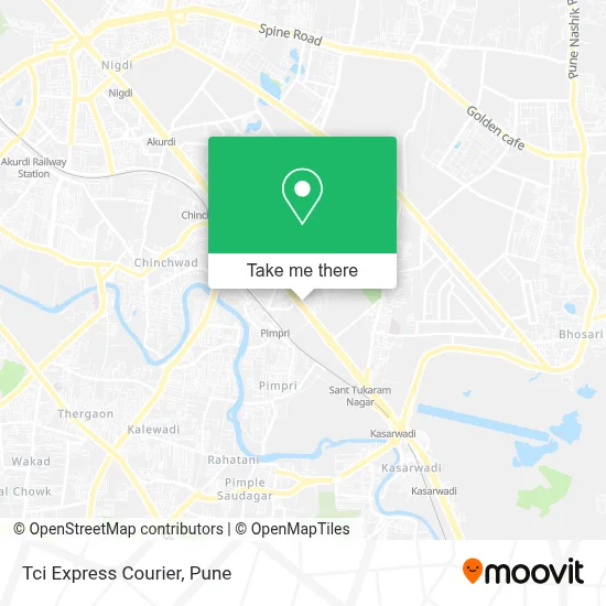 Tci Express Courier map