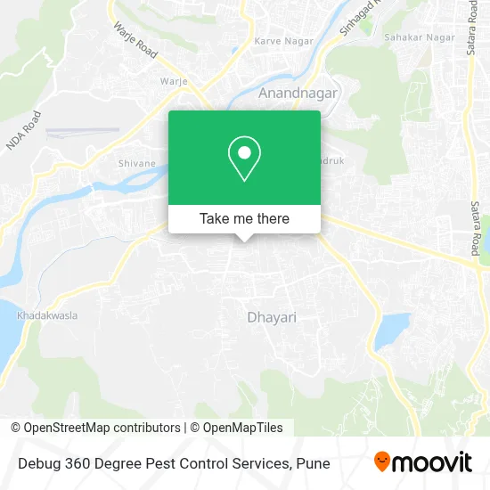 Debug 360 Degree Pest Control Services map