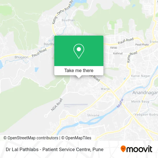 Dr Lal Pathlabs - Patient Service Centre map