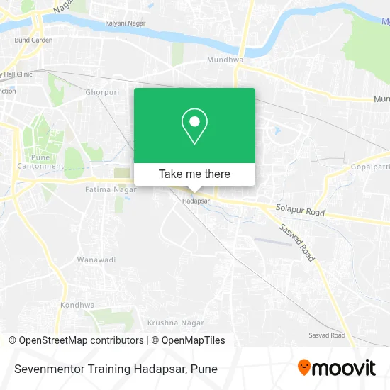 Sevenmentor Training Hadapsar map