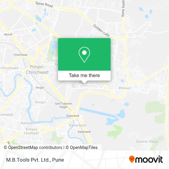 M.B.Tools Pvt. Ltd. map