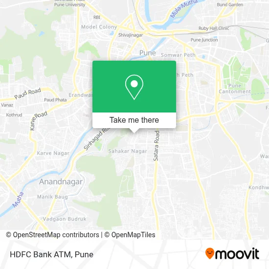 HDFC Bank Atm map