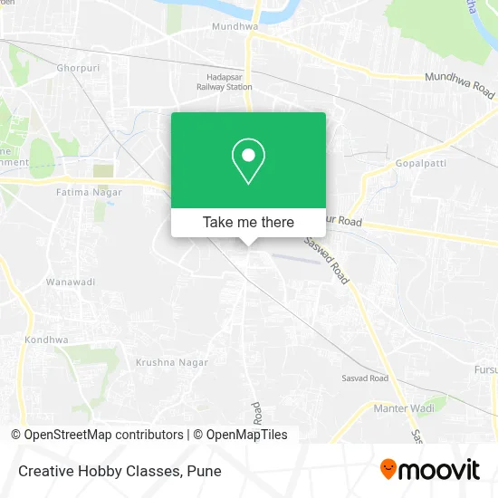 Creative Hobby Classes map