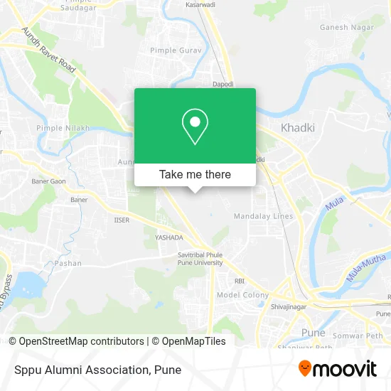 Sppu Alumni Association map