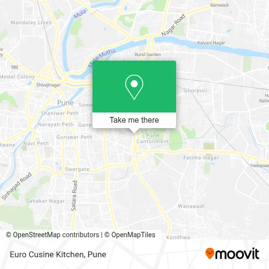 Euro Cusine Kitchen map