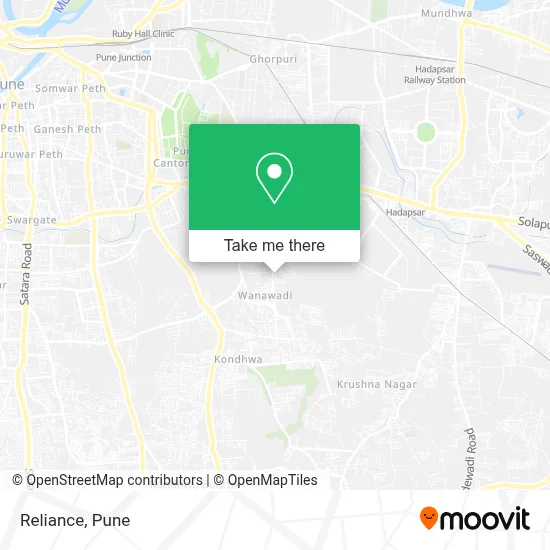 Reliance map