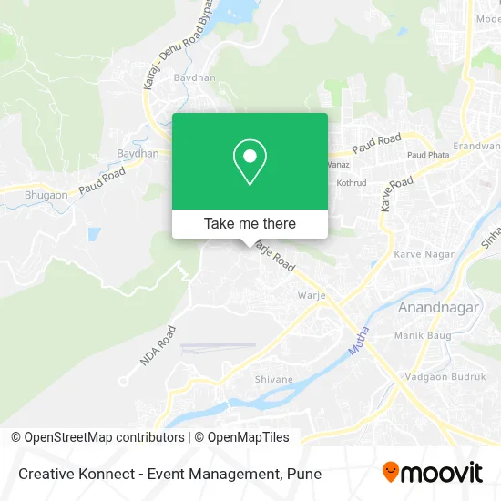 Creative Konnect - Event Management map