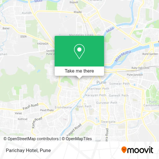 Hotel Parichay map