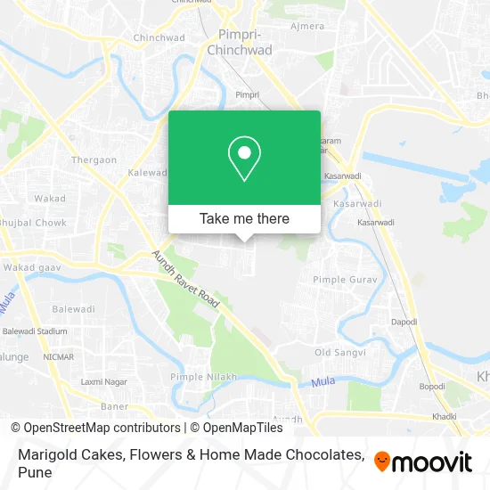 Marigold Cakes, Flowers & Home Made Chocolates map