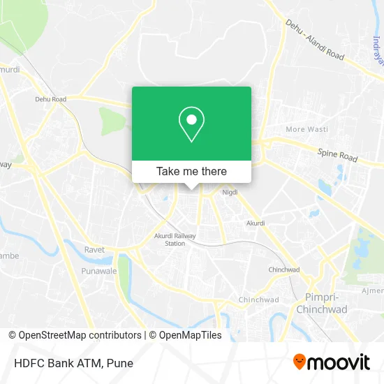HDFC Bank Atm map